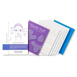 Toute Nuit Wrinkle Patches - Triangle - Face Tape for Forehead, Eyes & Lips - Hypoallergenic Anti Wrinkle Patches - 45 Count, Made in USA Toute Nuit Wrinkle Patches - Triangle - Face Tape for Forehead, Eyes & Lips - Hypoallergenic Anti Wrinkle Patches - 45 Count, Made in USA