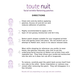 Toute Nuit Wrinkle Patches - Trial Pack - Face Tape for Forehead, Eyes & Mouth - Hypoallergenic Anti Wrinkle Patches - 54 Count, Made in USA