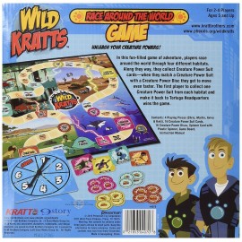 Pressman Wild Kratts Race Around the World Board Game Multicolor, 5 Pressman Wild Kratts Race Around the World Board Game Multicolor, 5