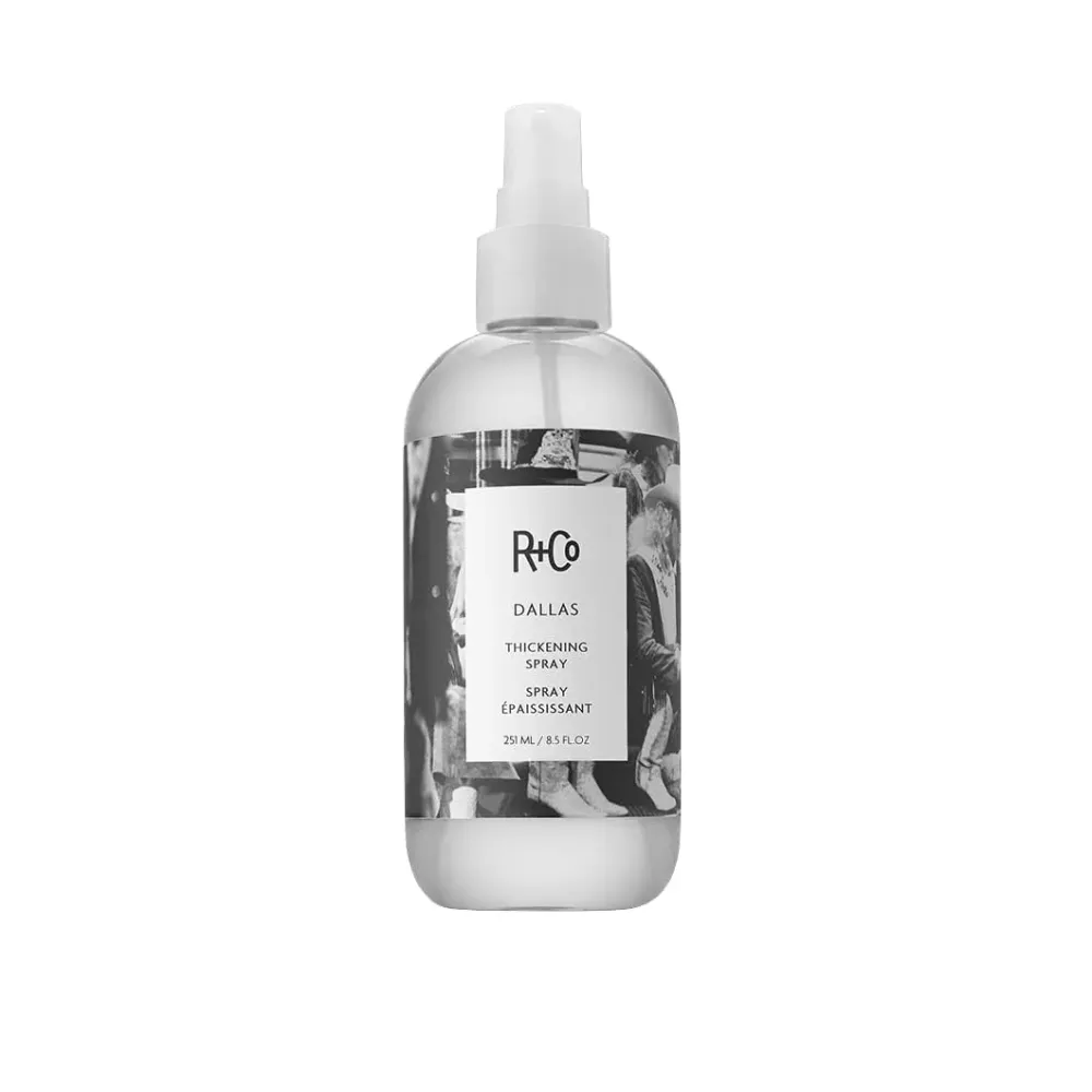 R+Co Dallas Hair Thickening Spray | Volumizing & Texturizing Spray for All Lengths | Adds Volume, Body & Shine | Perfect for Blowouts, Curling Irons & Roller Sets | 8.5 oz R+Co Dallas Hair Thickening Spray | Volumizing & Texturizing Spray for All Lengths | Adds Volume, Body & Shine | Perfect for Blowouts, Curling Irons & Roller Sets | 8.5 oz