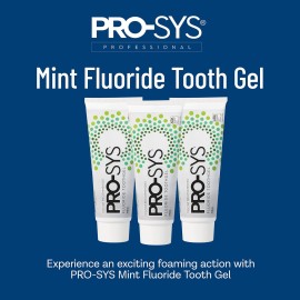 PRO-SYS Mint Fluoride Toothpaste Gel, ADA Approved, Prevents Cavities, Gingivitis, and Plaque, Pack of 3 PRO-SYS Mint Fluoride Toothpaste Gel, ADA Approved, Prevents Cavities, Gingivitis, and Plaque, Pack of 3