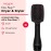 REVLON One-Step Hair Dryer and Styler, All-in-One Detangling and Straightener Brush for Salon-Quality Smooth, Straight Hair, More Shine and Less Frizz, Black