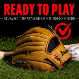 Franklin Sports Baseball and Softball Glove - Fieldmaster Adult + Youth Baseball Gloves - Men\'s + Women\'s Infield + Outfield Mitt - Right Hand Throw - 12 Franklin Sports Baseball and Softball Glove - Fieldmaster Adult + Youth Baseball Gloves - Men\'s + Women\'s Infield + Outfield Mitt - Right Hand Throw - 12