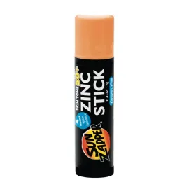 Sun Zapper Zinc Oxide Mineral Sunscreen Stick - SPF 50+ Water Resistant - Light Skin Tone (Bronze/Tan) - 12g (0.42 Oz) - For Face & Body - Adults & Kids - Made in Australia