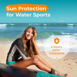 Sun Zapper Zinc Oxide Mineral Sunscreen Stick - SPF 50+ Water Resistant - Light Skin Tone (Bronze/Tan) - 12g (0.42 Oz) - For Face & Body - Adults & Kids - Made in Australia