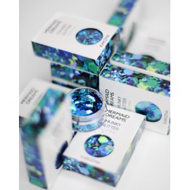 KARIZMA Mermaid Dreams Glitter Set - 10g Chunky Face, Hair, Eye & Body Glitter for Women. Rave & Festival Accessories KARIZMA Mermaid Dreams Glitter Set - 10g Chunky Face, Hair, Eye & Body Glitter for Women. Rave & Festival Accessories