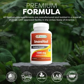 Best Naturals Inositol 1000mg 120 Tablets - Also Called Vitamin B8 Best Naturals Inositol 1000mg 120 Tablets - Also Called Vitamin B8