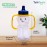 TalkTools Honey Bear Straw Cup, Dishwasher Safe Baby Drinking Bottle, Premium Food-Grade Material, Honeybear Sippy Cup for Ages 4+ Months, Trainer for Babies, Kids and Toddlers (Single 7oz)