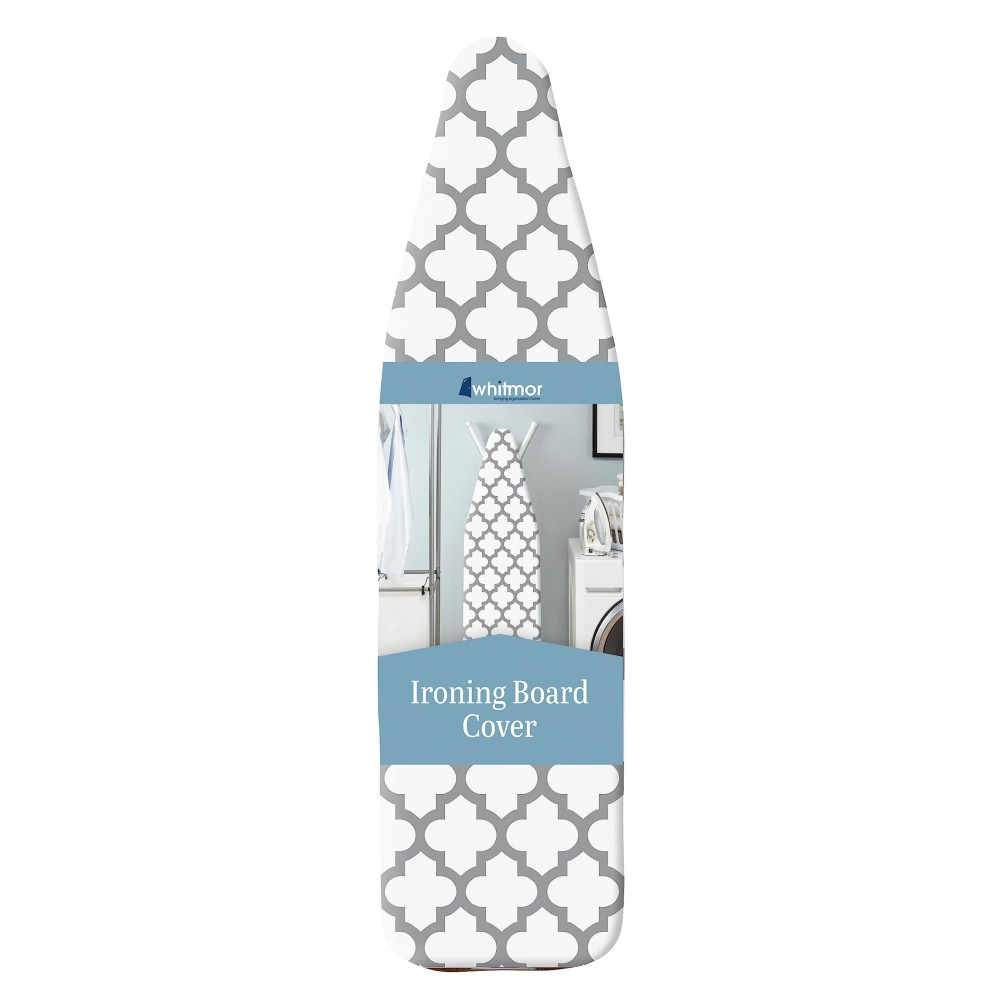 Whitmor Deluxe Ironing Board Cover and Pad (Ironing board not included) - Medallion Grey Whitmor Deluxe Ironing Board Cover and Pad (Ironing board not included) - Medallion Grey