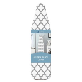 Whitmor Deluxe Ironing Board Cover and Pad (Ironing board not included) - Medallion Grey Whitmor Deluxe Ironing Board Cover and Pad (Ironing board not included) - Medallion Grey