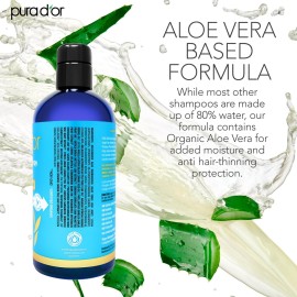 PURA D\'OR 16 Oz Hair Thinning Therapy Biotin Shampoo - ORIGINAL Scent - CLINICALLY TESTED Effective Results, Herbal Blend Hair Thickening Products For Women & Men, Color Safe Routine Shampoo PURA D\'OR 16 Oz Hair Thinning Therapy Biotin Shampoo - ORIGINAL Scent - CLINICALLY TESTED Effective Results, Herbal Blend Hair Thickening Products For Women & Men, Color Safe Routine Shampoo