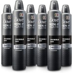 6 Cans of Dove Men+Care Invisible Dry 150ml Anti-Perspirant Anti-Transpirant Spray