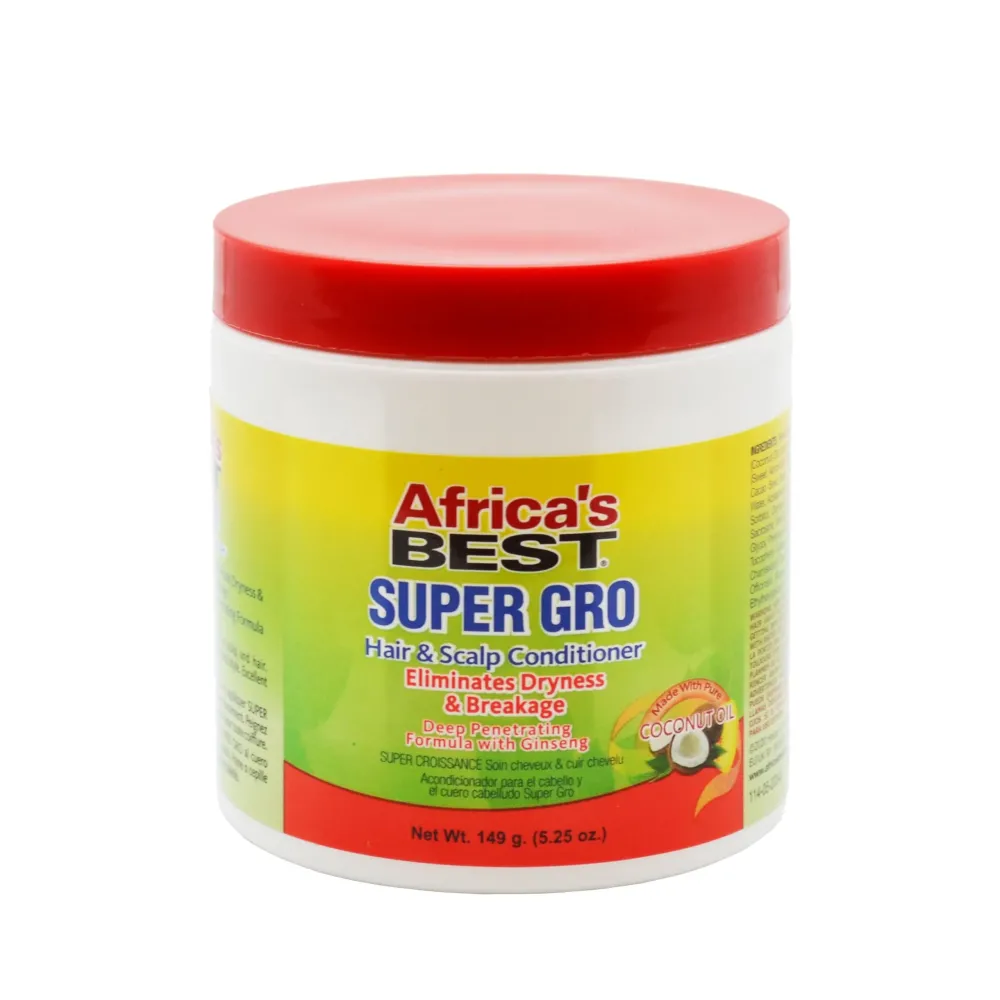 Africa\'s Best Super Gro Hair and Scalp Conditioner, 5.25 Oz (AB20203) Africa\'s Best Super Gro Hair and Scalp Conditioner, 5.25 Oz (AB20203)