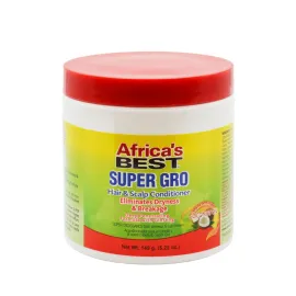 Africa\'s Best Super Gro Hair and Scalp Conditioner, 5.25 Oz (AB20203) Africa\'s Best Super Gro Hair and Scalp Conditioner, 5.25 Oz (AB20203)