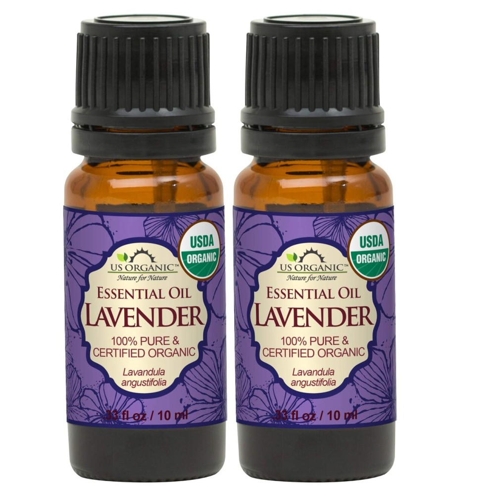 US Organic 100% Pure Lavender Essential Oil, Directly sourced from Bulgaria, USDA Certified Organic, Undiluted, for Diffuser, Humidifier, Massage, Skin, Hair Care, Non GMO, 10 ml 2 Pack US Organic 100% Pure Lavender Essential Oil, Directly sourced from Bulgaria, USDA Certified Organic, Undiluted, for Diffuser, Humidifier, Massage, Skin, Hair Care, Non GMO, 10 ml 2 Pack