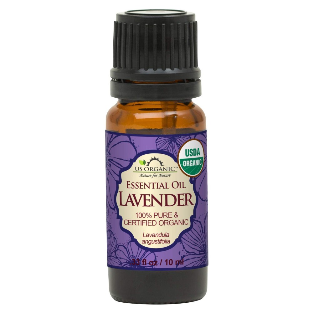 US Organic 100% Pure Lavender Essential Oil, Directly sourced from Bulgaria, USDA Certified Organic, Undiluted, for Diffuser, Humidifier, Massage, Skin, Hair Care, Non GMO, 10 ml