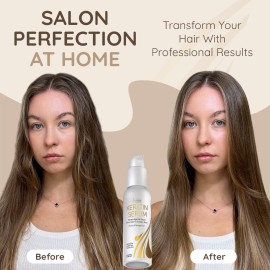 VITAMINS hair cosmetics Keratin Protein Hair Serum - Anti Frizz Control Hair Oil Repair Treatment - Gloss Shine & Heat Protectant for Frizzy Dry Damaged Locks VITAMINS hair cosmetics Keratin Protein Hair Serum - Anti Frizz Control Hair Oil Repair Treatment - Gloss Shine & Heat Protectant for Frizzy Dry Damaged Locks