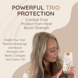 VITAMINS hair cosmetics Keratin Protein Hair Serum - Anti Frizz Control Hair Oil Repair Treatment - Gloss Shine & Heat Protectant for Frizzy Dry Damaged Locks VITAMINS hair cosmetics Keratin Protein Hair Serum - Anti Frizz Control Hair Oil Repair Treatment - Gloss Shine & Heat Protectant for Frizzy Dry Damaged Locks