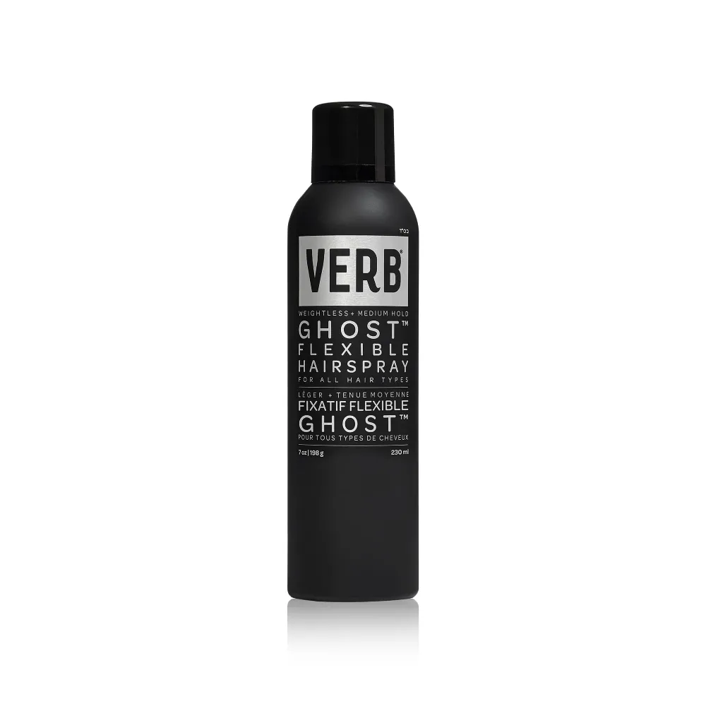 VERB Ghost Flexible Hairspray - Weightless Medium Hold - Infused with Moringa Oil - Anti-Frizz + Promotes Radiant Shine - for All Hair Types, 7 oz VERB Ghost Flexible Hairspray - Weightless Medium Hold - Infused with Moringa Oil - Anti-Frizz + Promotes Radiant Shine - for All Hair Types, 7 oz