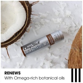 ChapStick Total Hydration Coconut Lip Balm Tube, Hydrating Coconut ChapStick for Lip Care - 0.12 Oz ChapStick Total Hydration Coconut Lip Balm Tube, Hydrating Coconut ChapStick for Lip Care - 0.12 Oz