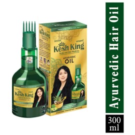 Kesh King Ayurvedic Hair Oil | Herbal Oil with Bhringraj & Amla | Enhance Hair Growth | Reduce Hairfall | Nourishes Scalp | Provides Long & Thick Hair | 10.14 Fl Oz/300ml Kesh King Ayurvedic Hair Oil | Herbal Oil with Bhringraj & Amla | Enhance Hair Growth | Reduce Hairfall | Nourishes Scalp | Provides Long & Thick Hair | 10.14 Fl Oz/300ml