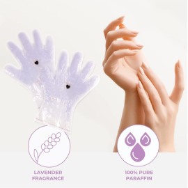 Paraffin Wax Works 10-Minute Paraffin Hand Treatment, Relaxing Lavender, Spa and Home Treatment Gloves, One-Pair Paraffin Wax Works 10-Minute Paraffin Hand Treatment, Relaxing Lavender, Spa and Home Treatment Gloves, One-Pair