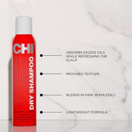 CHI Dry Shampoo, Lightweight Formula To Clean & Revitalize Hair, Sulfate & Paraben-Free, 7 Oz CHI Dry Shampoo, Lightweight Formula To Clean & Revitalize Hair, Sulfate & Paraben-Free, 7 Oz