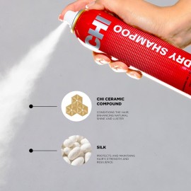 CHI Dry Shampoo, Lightweight Formula To Clean & Revitalize Hair, Sulfate & Paraben-Free, 7 Oz CHI Dry Shampoo, Lightweight Formula To Clean & Revitalize Hair, Sulfate & Paraben-Free, 7 Oz