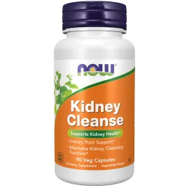 NOW Foods Supplements, Kidney Cleanse with Uva Ursi, Parsley Seed, Fennel, and Horsetail, 90 Veg Capsules
