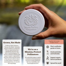 Moon Valley Organics Herbal Lotion Bar in Bergamot Geranium, Moon Melt Bar, Calendula and Comfrey, Beeswax, Heal and Restore Chapped Skin, Soothing Moon Valley Organics Herbal Lotion Bar in Bergamot Geranium, Moon Melt Bar, Calendula and Comfrey, Beeswax, Heal and Restore Chapped Skin, Soothing