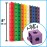 edxeducation Linking Cubes | Set of 100 | Connecting and Counting Snap Blocks for Construction and Early Math | For Preschool and Elementary Aged Kids