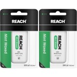 REACH Mint Waxed Floss 200 Yards (Pack of 2)