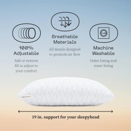Coop Home Goods Original Toddler Adjustable Pillow, Soft, Breathable, Washable Mini Bed Pillow for Kids with Premium Memory Foam and Zippered Cover, CertiPUR-US/GREENGUARD Gold Coop Home Goods Original Toddler Adjustable Pillow, Soft, Breathable, Washable Mini Bed Pillow for Kids with Premium Memory Foam and Zippered Cover, CertiPUR-US/GREENGUARD Gold