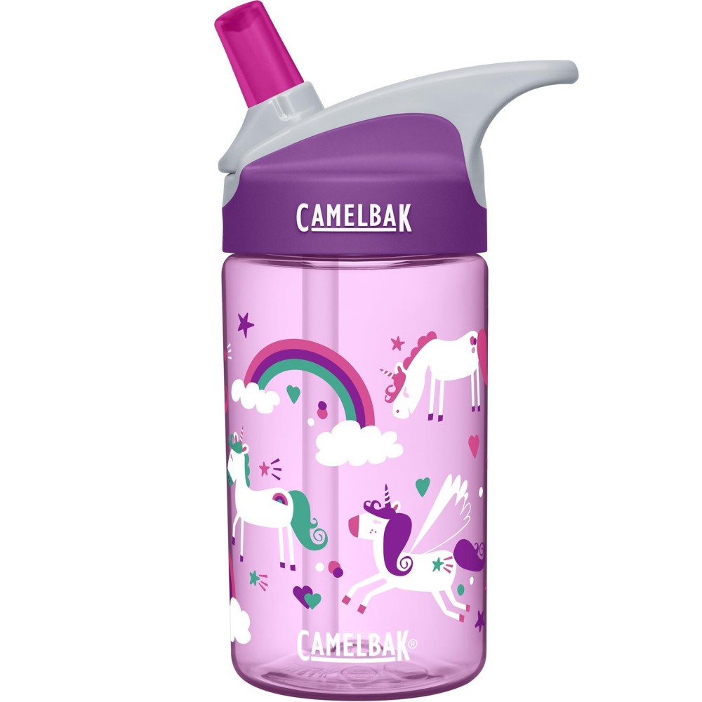 CamelBak Eddy Kids Big Bite Valve Straw Water Bottle Unicorns, 12oz CamelBak Eddy Kids Big Bite Valve Straw Water Bottle Unicorns, 12oz