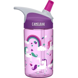 CamelBak Eddy Kids Big Bite Valve Straw Water Bottle Unicorns, 12oz CamelBak Eddy Kids Big Bite Valve Straw Water Bottle Unicorns, 12oz