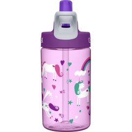 CamelBak Eddy Kids Big Bite Valve Straw Water Bottle Unicorns, 12oz CamelBak Eddy Kids Big Bite Valve Straw Water Bottle Unicorns, 12oz