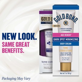 Gold Bond Age Renew Dark Spot Minimizing Age Renew Body Cream, 2 oz., With No Bleaching Agents Gold Bond Age Renew Dark Spot Minimizing Age Renew Body Cream, 2 oz., With No Bleaching Agents