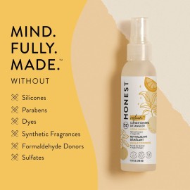 The Honest Company Conditioning Hair Detangler | Leave-in Conditioner + Fortifying Spray | Tear-free, Cruelty-Free, Hypoallergenic | Citrus Vanilla Refresh, 4 fl oz The Honest Company Conditioning Hair Detangler | Leave-in Conditioner + Fortifying Spray | Tear-free, Cruelty-Free, Hypoallergenic | Citrus Vanilla Refresh, 4 fl oz