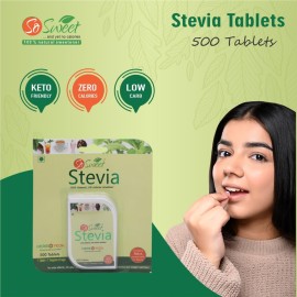 So Sweet Stevia 500 Tablet Dispenser - Natural Sweetener, Zero Calories, Keto-Friendly, Sugar Substitute, No Artificial Flavors, Convenient Travel Size So Sweet Stevia 500 Tablet Dispenser - Natural Sweetener, Zero Calories, Keto-Friendly, Sugar Substitute, No Artificial Flavors, Convenient Travel Size