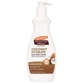 Palmer\'s Coconut Oil Formula Body Lotion for Dry Skin, Hand & Body Moisturizer with Green Coffee Extract & Vitamin E, Pump Bottle, 13.5 Fl Oz (Pack of 1)
