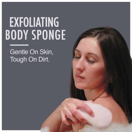 HartFelt Bath Sponges for Shower | Oval Body Wash Scrubber for Exfoliating Skin | Clean and Refresh Body, Back & Arms | Chemical-Free Body Sponge | Made in USA - Pack of 6 HartFelt Bath Sponges for Shower | Oval Body Wash Scrubber for Exfoliating Skin | Clean and Refresh Body, Back & Arms | Chemical-Free Body Sponge | Made in USA - Pack of 6