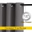 NICETOWN Gray Blackout Curtains for Bedroom 84 inches Long - Thermal Drapes Grommet Room Darkening Curtains Noise Reducing Window Treatments for Living Room (2 Panels, W52 x L84, Grey)