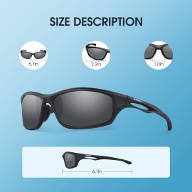 Duduma Polarized Sports Sunglasses for Men Women Running Cycling Fishing Golf Driving Shades Sun Glasses Tr90 (black matte frame with black lens) Duduma Polarized Sports Sunglasses for Men Women Running Cycling Fishing Golf Driving Shades Sun Glasses Tr90 (black matte frame with black lens)
