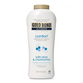 Gold Bond Ultimate Comfort with Aloe Body Powder - 100% Talc-free, 10 Oz by Chattem Gold Bond Ultimate Comfort with Aloe Body Powder - 100% Talc-free, 10 Oz by Chattem