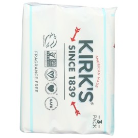 Kirks Soap Bar 3pk Frag Free Kirks Soap Bar 3pk Frag Free