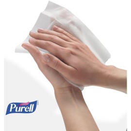 Purell Premoistened Sanitizing Hand Wipes,Fragrance Free, 100/Box Purell Premoistened Sanitizing Hand Wipes,Fragrance Free, 100/Box