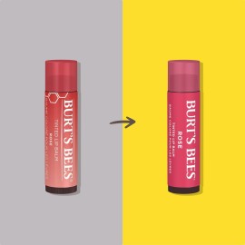 Burt\'s Bees Lip Tint Balm with Long Lasting 2 in 1 Duo Tinted Balm Formula, Color Infused with Deeply Hydrating Shea Butter for a Natural Looking Buildable Finish, Petal Rose (2-Pack) Burt\'s Bees Lip Tint Balm with Long Lasting 2 in 1 Duo Tinted Balm Formula, Color Infused with Deeply Hydrating Shea Butter for a Natural Looking Buildable Finish, Petal Rose (2-Pack)