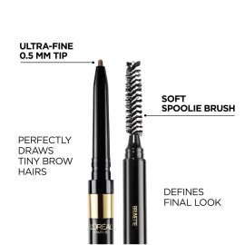 L\'Oreal Paris Makeup Brow Stylist Definer Waterproof Eyebrow Pencil, Ultra-Fine Mechanical Pencil, Draws Tiny Brow Hairs and Fills in Sparse Areas and Gaps, Dark Brunette, 0.003 Ounce (Pack of 1) L\'Oreal Paris Makeup Brow Stylist Definer Waterproof Eyebrow Pencil, Ultra-Fine Mechanical Pencil, Draws Tiny Brow Hairs and Fills in Sparse Areas and Gaps, Dark Brunette, 0.003 Ounce (Pack of 1)