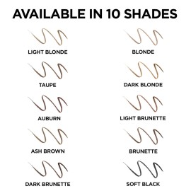 L\'Oreal Paris Makeup Brow Stylist Definer Waterproof Eyebrow Pencil, Ultra-Fine Mechanical Pencil, Draws Tiny Brow Hairs and Fills in Sparse Areas and Gaps, Dark Brunette, 0.003 Ounce (Pack of 1) L\'Oreal Paris Makeup Brow Stylist Definer Waterproof Eyebrow Pencil, Ultra-Fine Mechanical Pencil, Draws Tiny Brow Hairs and Fills in Sparse Areas and Gaps, Dark Brunette, 0.003 Ounce (Pack of 1)