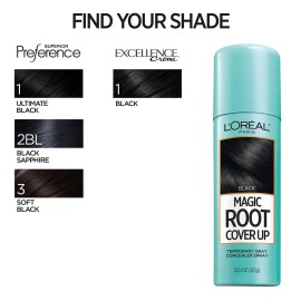 L\'Oreal Paris Magic Root Cover Up Gray Concealer Spray Black 2 oz.(Packaging May Vary) L\'Oreal Paris Magic Root Cover Up Gray Concealer Spray Black 2 oz.(Packaging May Vary)